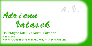 adrienn valasek business card